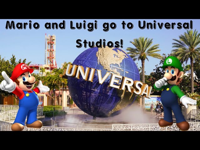 Mario and Luigi go to Universal Studios