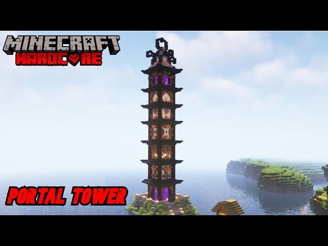 Why I Build the GIAGANTOROUS Portal Tower  in Minecraft Survival || teamminecraftbuild #49