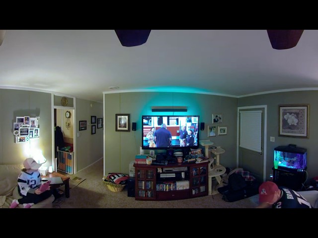 Super Bowl 53 Time-lapse Fan Reaction 360 VR with Patriots Radio Highlights