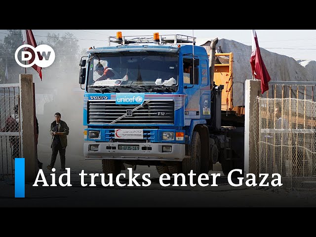 Gaza update: How much aid relief will get into Gaza as the truce comes into effect? | DW News