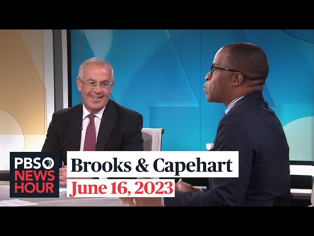 Brooks and Capehart on Trump's latest legal battle and the growing presidential field