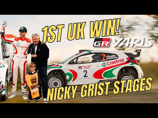 The 1st EVER UK rally win for the Toyota GR Yaris Rally2 Car, Chris Ingram @ Nicky Grist Stages 2024