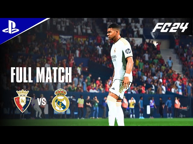 FC 24 - CA OSASUNA vs REAL MADRID | Kylian Mbappé Hat-Trick [4K 60FPS]