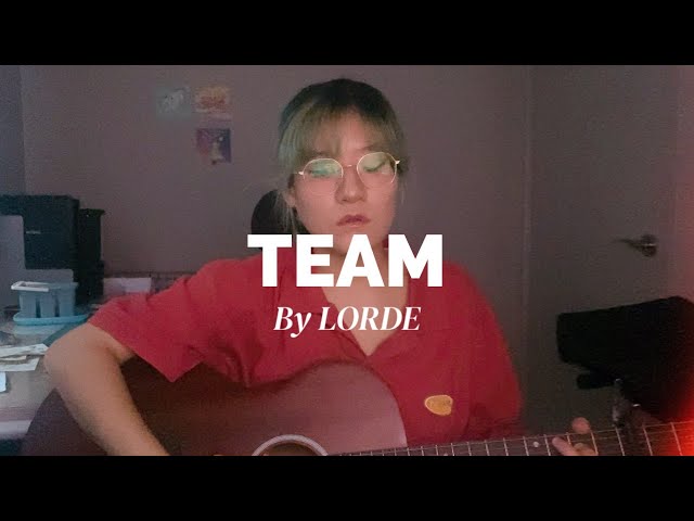 Lorde - Team (cover)