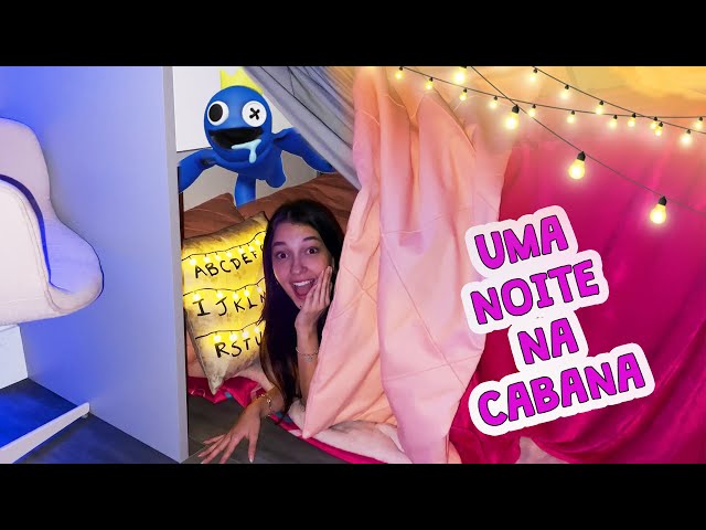 PASSAMOS A NOITE EM UMA CABANA NO MEU CLOSET | Luluca