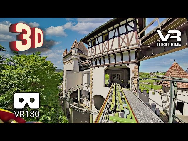 3D G'sengte Sau VR Epic Roller Coaster VR180 POV - Hold on Tight for a Wild Ride! #tripsdrill