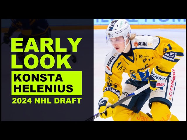 KONSTA HELENIUS Highlights 2024 NHL Draft