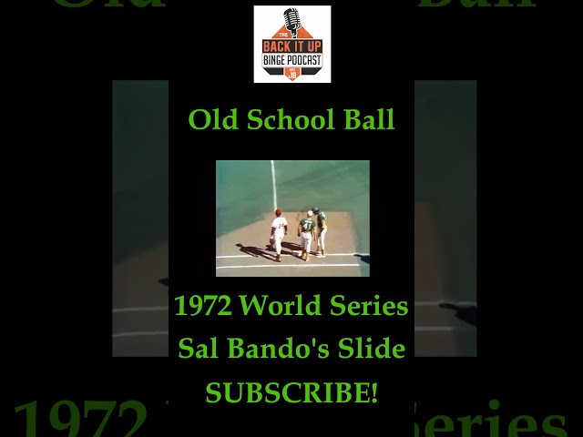 1972 World Series Old School Baseball