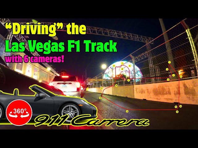 "Driving" Las Vegas F1 Race Track in 360