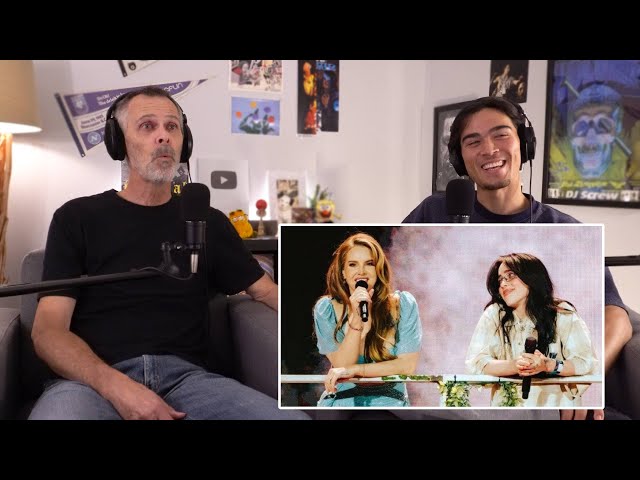 Dad Reacts to Billie & Lana Del Rey | Ocean Eyes & Video Games LIVE!