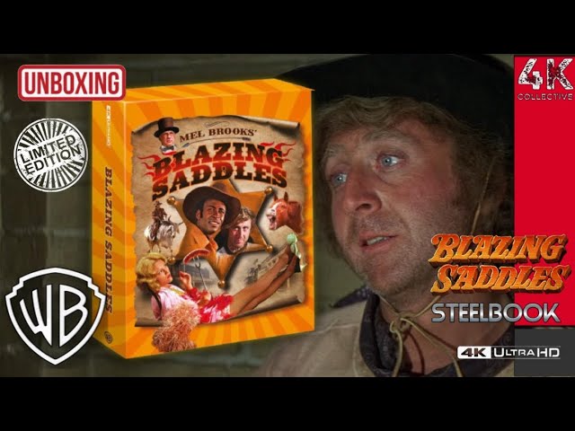 Blazing Saddles 4K UltraHD Blu-ray ultimate collectors steelbook edition Unboxing