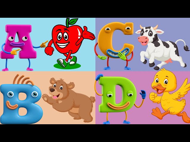 ABC Song for Kids | Learn the Alphabet and Phonics | Fun Educational Songs for Children