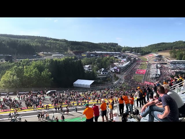 Post-Race Track Invasion at Spa-Francorchamps, 2022 Belgian Grand Prix