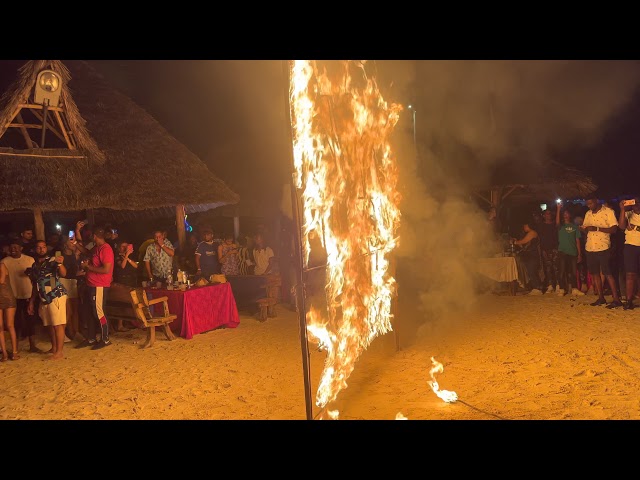 More Fire at Full Moon Party at Kendwa Rocks Beach Resort, Zanzibar - Tanzania Nov 2020 Journey