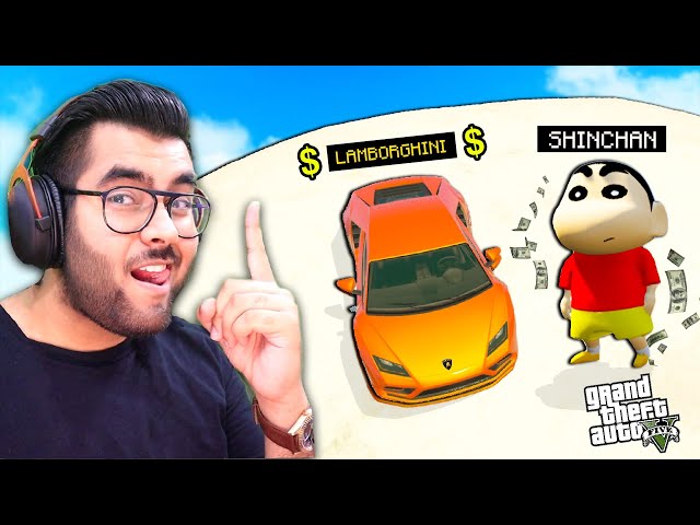 🔥 SHINCHAN ne ki MAFIA ki SUPERCAR CHOR🔥 | GTA 5 | Hitesh KS