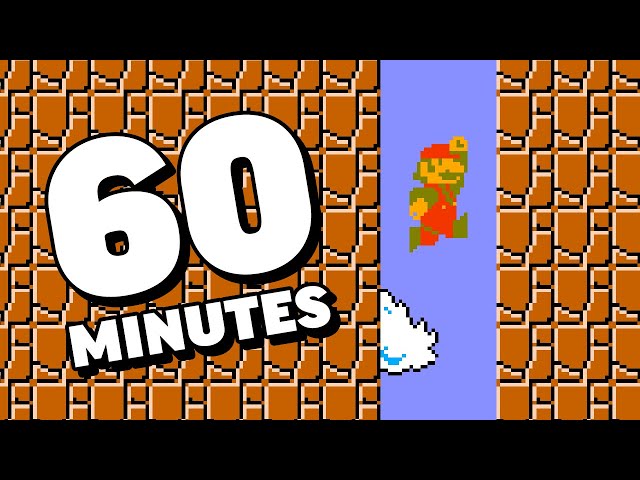 Mario Falling for 60 Minutes