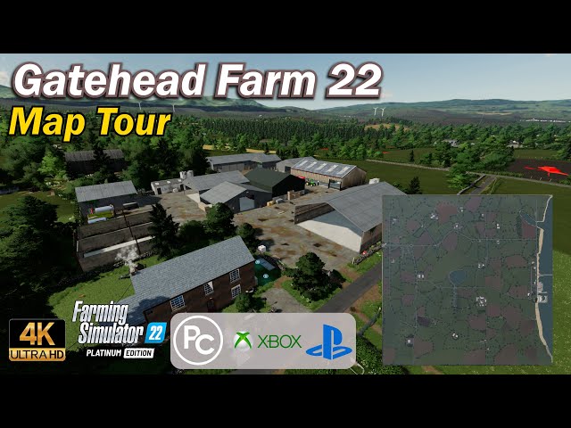 Gatehead Farm 22 | Map Tour | Farming Simulator 22