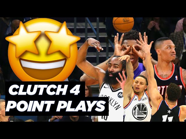 Clutch 4 Point NBA Plays | 3 Pointer and 1