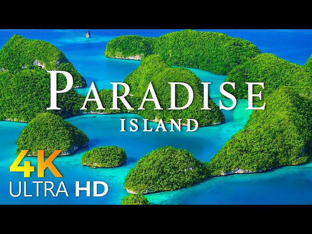 4K Video - Paradise Island-Scenic Relaxation Film -Peaceful Relaxing Music-Nature 4k Video Ultra HD