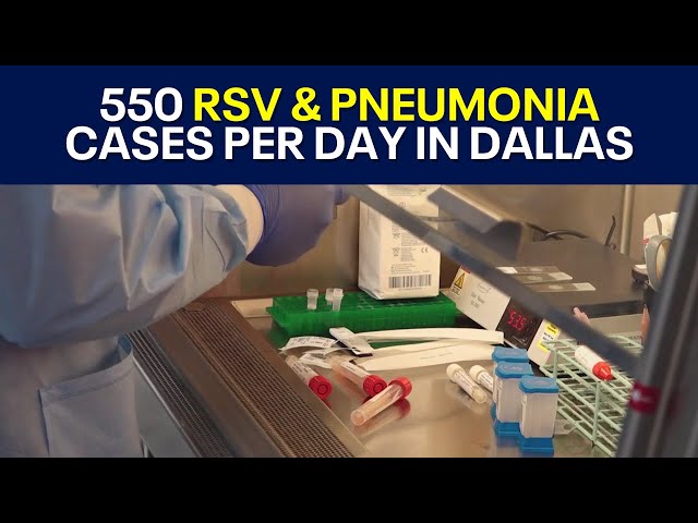 NTX hospitals have seen at least 550 cases of RSV or pneumonia in kids each day this week