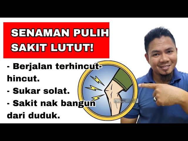 How to overcome knee pain - Proven! (Malay secret)