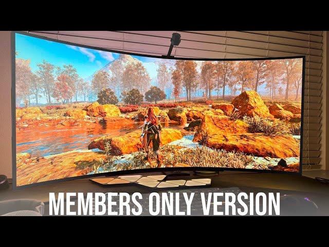 NEW Update! Horizon Zero Dawn is AWESOME on a 45" LG UltraWide OLED | Members Only Version