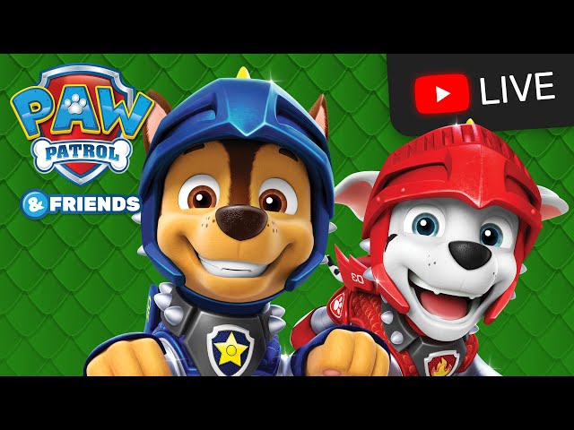 🔴 PAW Patrol Season 8! Rescue Knights, Sea Patrol, and more! - Cartoons for Kids Live Stream