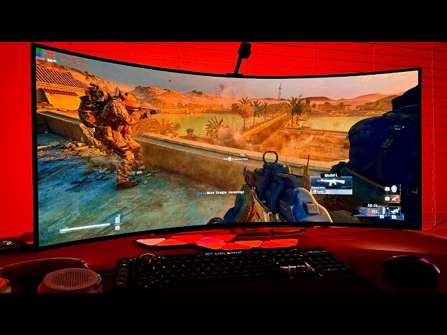 This is AWESOME! Call of Duty Black Ops 6 on a 45" LG UltraWide OLED | Members Only Version