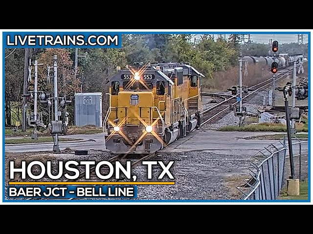 🔴 LIVE Trains Railcam | Houston, Texas PTZ (Baer Jct)