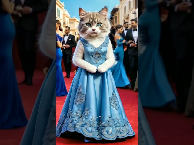 😺Cat fashion show 😺#viral videos #catfashion show 😺 cat #💞💝