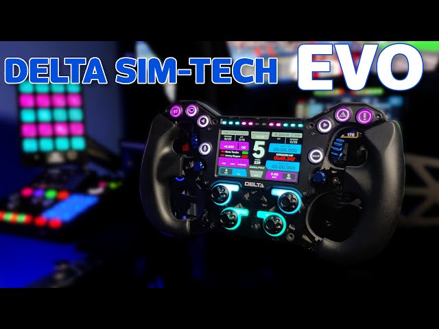 Checking out the Delta Sim-Tech EVO Sim Racing steering wheel!