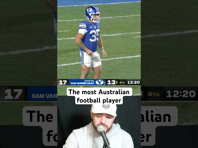 Most Australian football player #football #australia #australian #sports #afl #byu #cfb