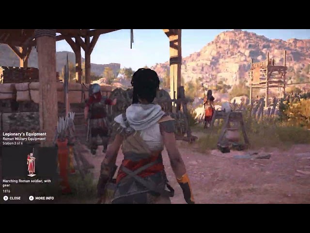 Assassin's Creed  Origins Discovery Tour | Romans | Roman Military Equipment