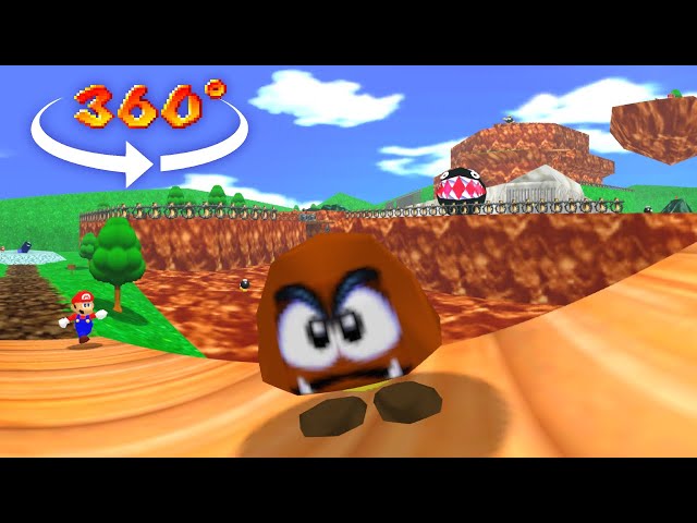 360° VR - Super Mario 64 - Bob-Omb Battlefield!!