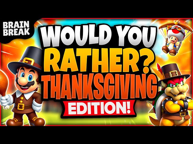 Thanksgiving Would You Rather? Workout | Fall Brain Break | Games For Kids | Just Dance | GoNoodle