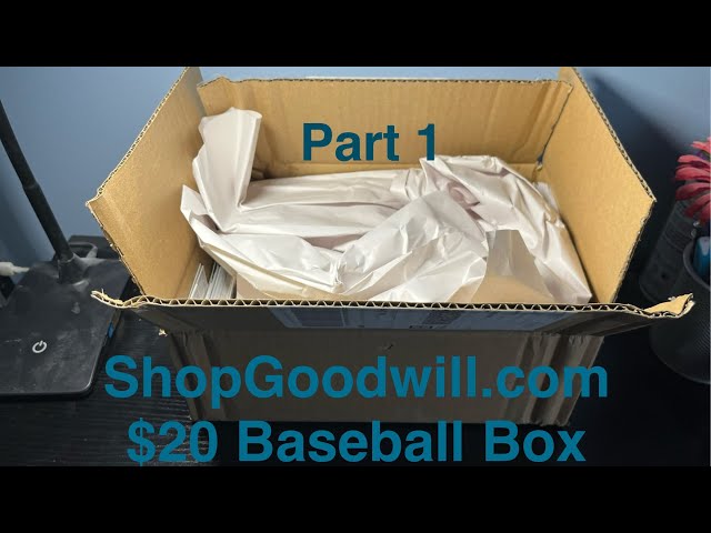 Next installment of ShopGoodwill.com Finds!!This $20 box of modern baseball cards might hold some 💎