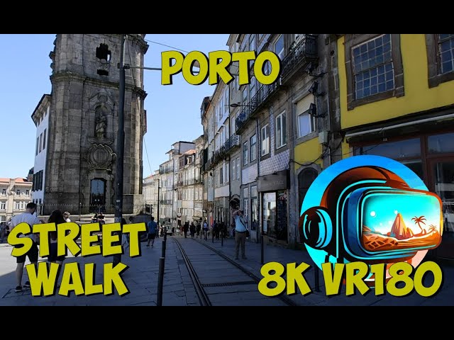 08 Porto Portugal walk to Clérigos Church 8K 4K VR180 3D Travel