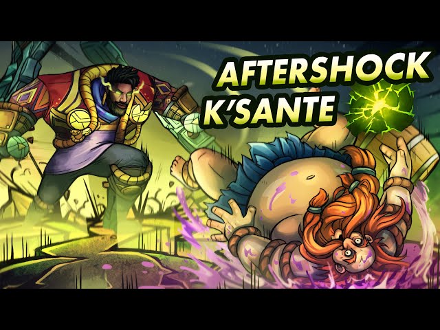 AFTERSHOCK IS BEST RUNE ON K'SANTE