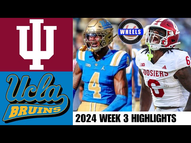 Indiana vs UCLA | Full Game Highlights | 2024 College Football Highlights