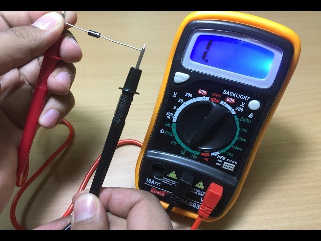 How to test Diodes Using a Digital Multimeter