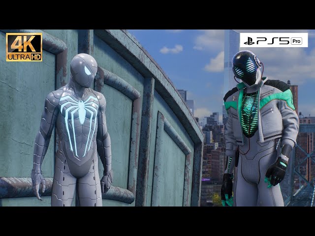 Anti-Ock & Miles Morales 2020 Suits Fighting Hunters (NG+) - Marvel’s Spider-Man 2 PS5 Pro (4K60FPS)