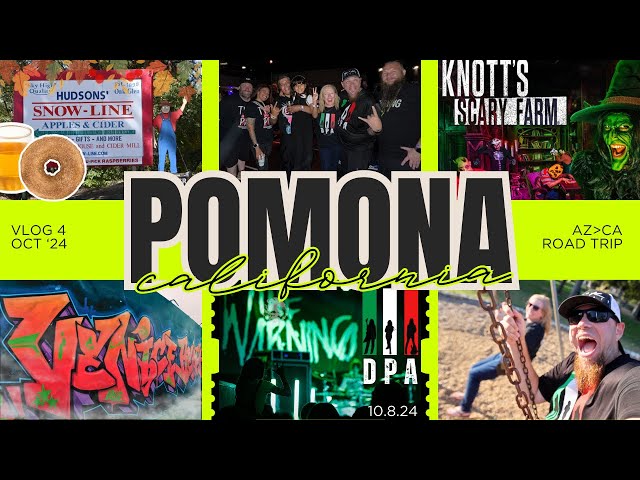 POMONA VLOG: The Warning LIVE (we met L,L&R!), Epic TWA Meet Up, Fall Fun & Knott's Scary Farm