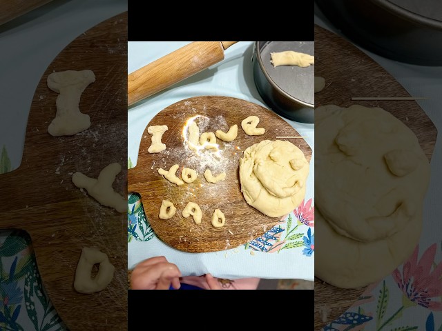 Sweetest Surprise for Dad! 🍪🥰#ILoveYouDad #LittleBaker #KidChef #SweetMoment #FamilyFun