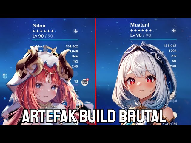 Genshin impact - Artefak Build Brutal 🥵