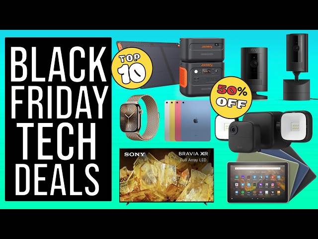 Black Friday Tech Deals 2024: Save Big on Laptops, Tablets, TVs & Smart Home Gadgets You’ll Love!