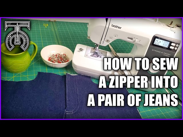 How To Sew a Zipper Into Pants - Detailed Tutorial for Beginners