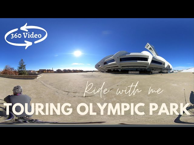 360 Bike tour for using exercise bike or recumbent bike while touring Montreal Olympic Park 2020