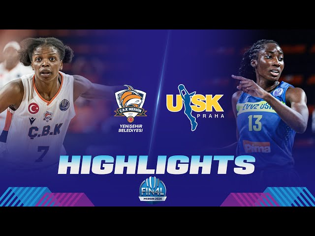 3rd Place Game: CBK Mersin v ZVVZ USK Praha | Highlights | EuroLeague Women 2023-24