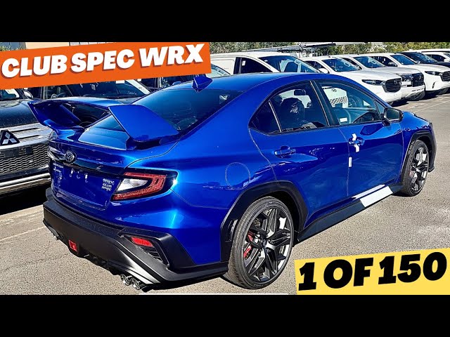 SNEAK PEAK - 1 Of 150 Subaru WRX 2024 Club Spec | Closest Thing To A STI?