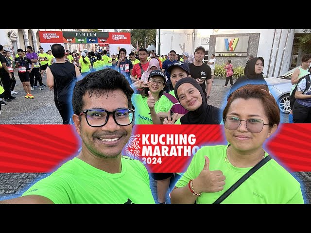 My 10K at Kuching Marathon 2024! 🏃‍♂️ | Life of Rony x Kuching King